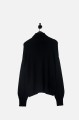 Czarny sweter golf
