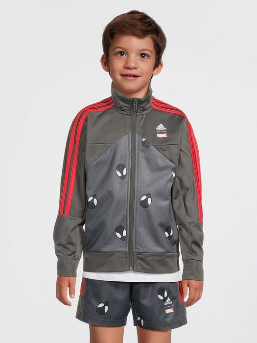 Grafitowa bluza nadruk logo (18-24M)