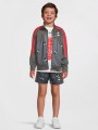 Grafitowa bluza nadruk logo (18-24M)