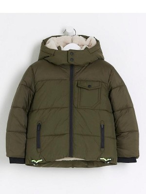 Puchowa kurtka khaki (9-12M)