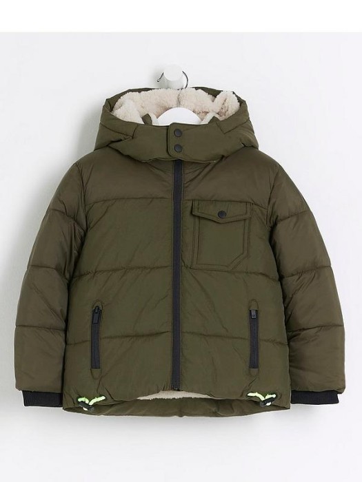 Puchowa kurtka khaki (9-12M)