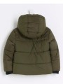 Puchowa kurtka khaki (9-12M)