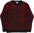 Dwukolorowy sweter logo (10L)