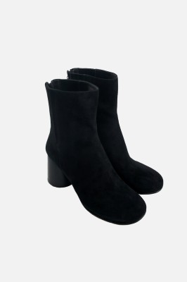 Czarne botki obcas (38)