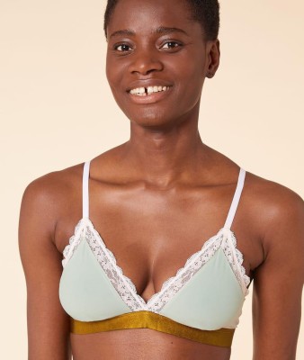 Niebieski bralet koronka (70C)