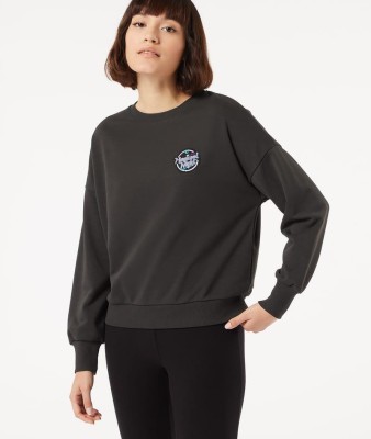 Czarna bluza haft (S)
