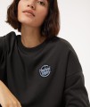 Czarna bluza haft (S)