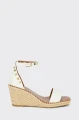 Białe sandały espadryle (38)