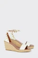 Białe sandały espadryle (38)
