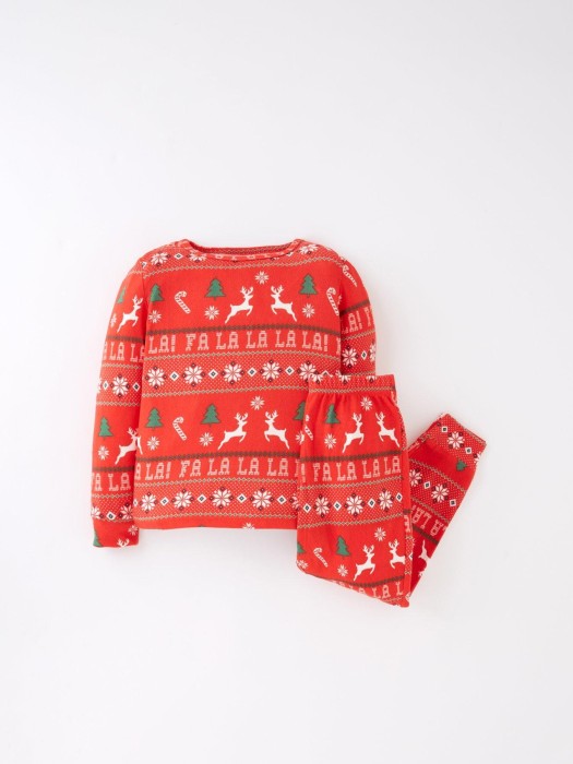 Świąteczna piżama unisex wzór (3-4L)