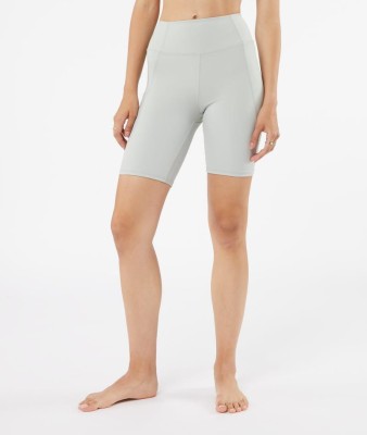 Szałwiowe krótkie legginsy (S)
