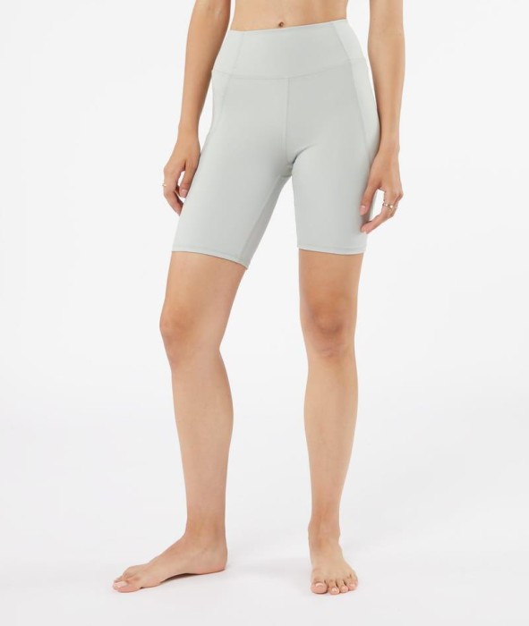 Szałwiowe krótkie legginsy (S)