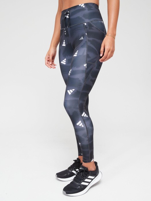 Wzorzyste legginsy 7/8 (XS)