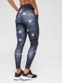 Wzorzyste legginsy 7/8 (XS)