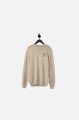 Beżowy sweter hafty