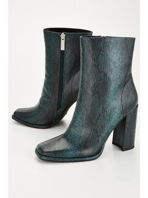 Wzorzyste botki słupek (40)