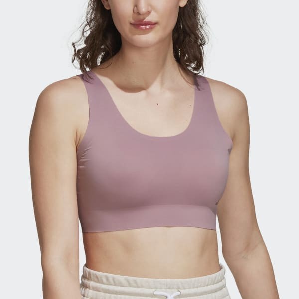 Top brudny róż PUREL LS BRA HD0269 (S)