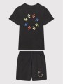 Czarny komplet SHORT TEE S HE6854 (6-9M)