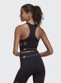Czarny top ASMC TPR S CROP HB6068 (M)