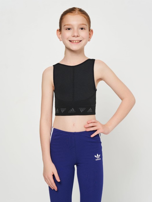 Czarny top G AK TANK HB0453 (9-10L)