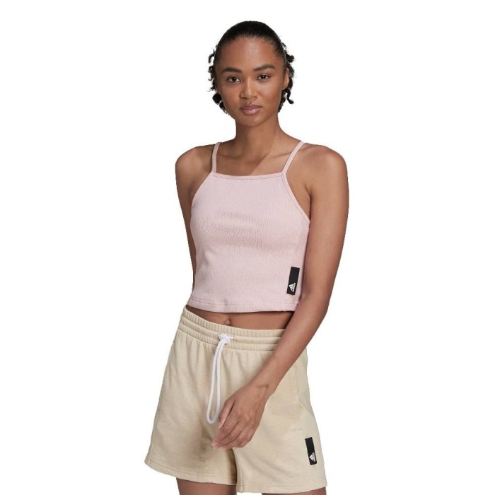 Różowy top W SL SU TNK HA5379 (M)