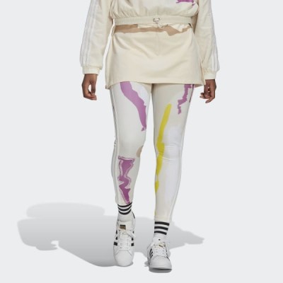 Wzorzyste legginsy 7/8 LEGGING HM2624 (32)