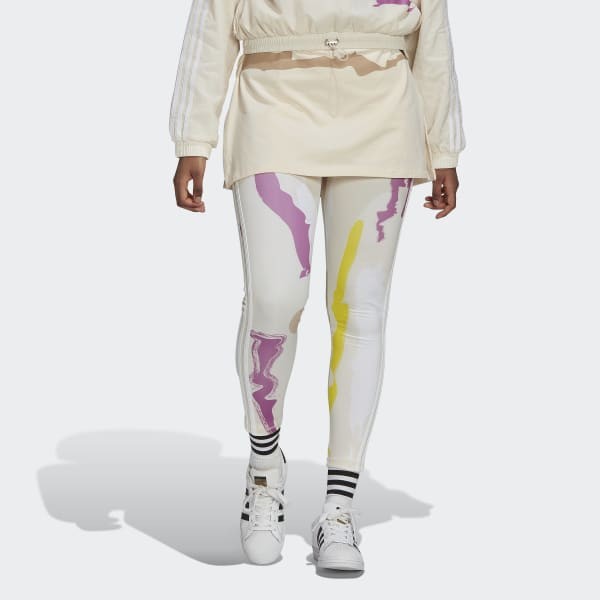 Wzorzyste legginsy 7/8 LEGGING HM2624 (32)