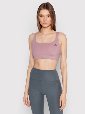 Różowy stanik CF STO MS B HC7914 (XS)