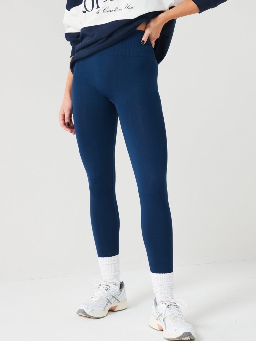 Granatowe legginsy wysoki stan (XS/S)