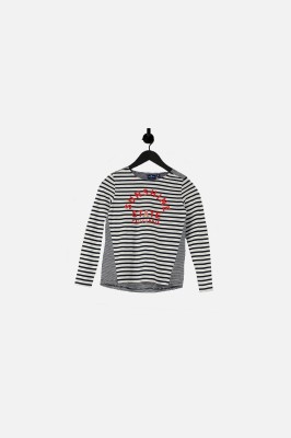 Dwukolorowy t-shirt paski (12L)