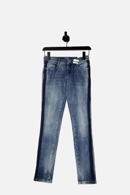 Niebieskie jeansy rurki (12L)