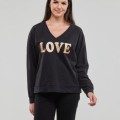 Czarna bluza nadruk (M)