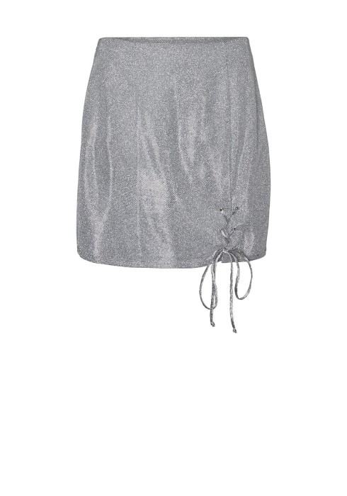 Błyszcząca spódnica mini (XL)