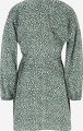 Wzorzysta sukienka mini pasek (M)
