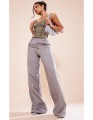 Gorsetowy top khaki (40)