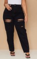 Czarne mom jeans dziury (52)