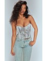 Wzorzysty top gorset (42)