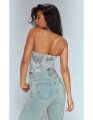 Wzorzysty top gorset (42)