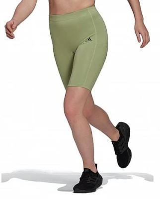 Zielone krótkie legginsy FASTLMP BIKE (L)