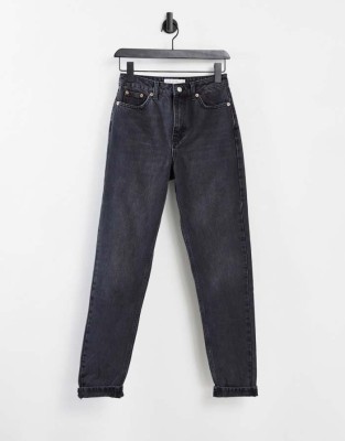 Czarne mom jeans 7/8 (32)