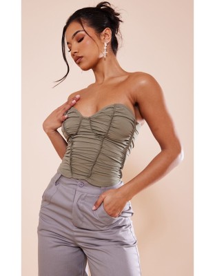 Gorsetowy top khaki (32)