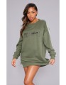 Dresowa sukienka khaki (32)