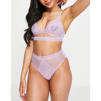 Liliowe majtki haft (38)