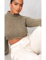 Krótki sweter stójka (46)