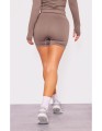 Brązowe krótkie legginsy (L)