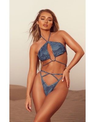 Wiązany top kąpielowy (38)