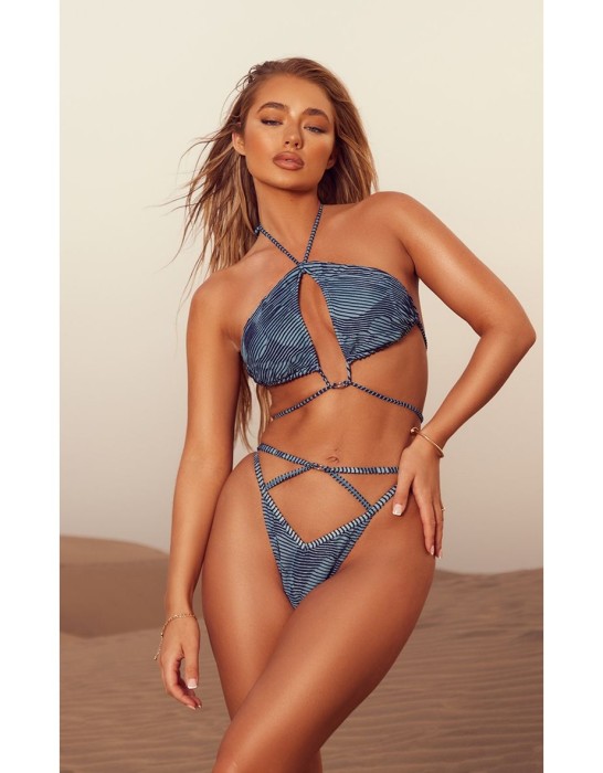 Wiązany top kąpielowy (38)