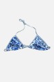 Wzorzysty biustonosz bikini