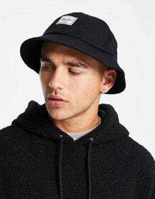 Czarny kapelusz bucket (S/M)