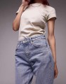 Jasnoniebieskie jeansy zamek (36)